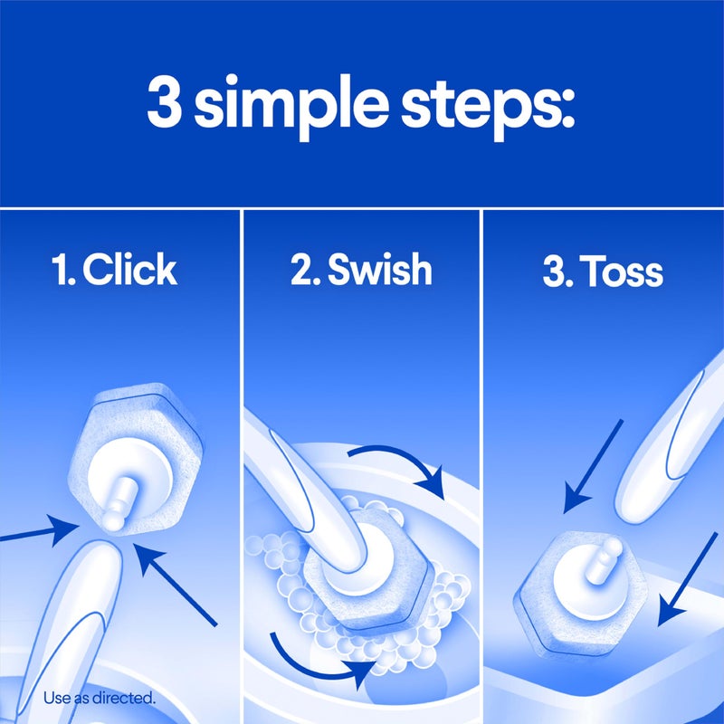 CLOROX ToiletWand Toilet Bowl Cleaner- Toilet Brush, Storage Caddy and 16 Disinfecting Refill Heads - Image 4